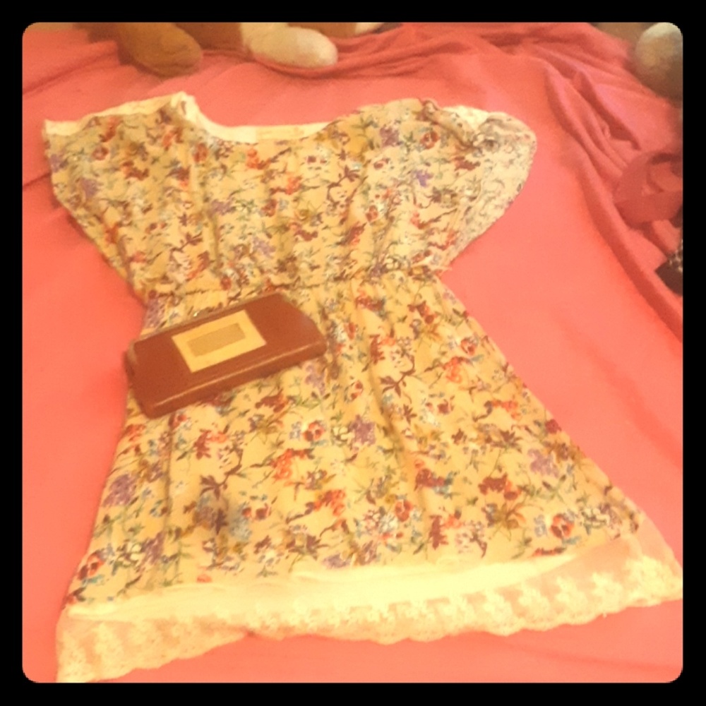 Floral Dress/purse